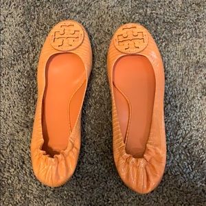 Pleather Tory Burch ballet flats